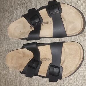 Birkenstock Black Double-Strap Sandals